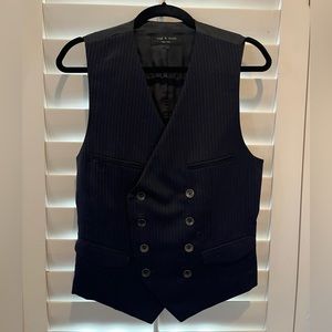 Rag & Bone Navy Blue Vest Size 38